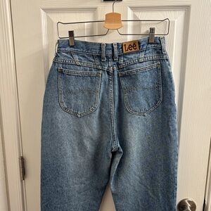Vintage Women's High Waisted Riders LEE Classic Blue Denim Jeans Size 12